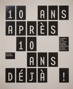 Editions Recherches / ENSA Paris-Belleville